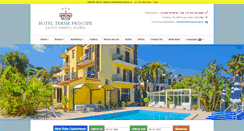 Desktop Screenshot of hoteltermeprincipe.it